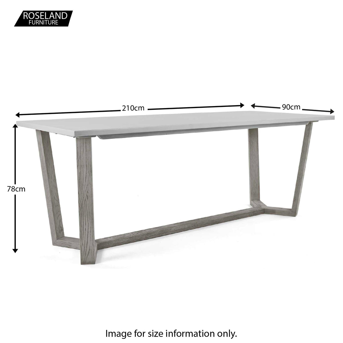 Epsom 210cm Rectangular Dining Table