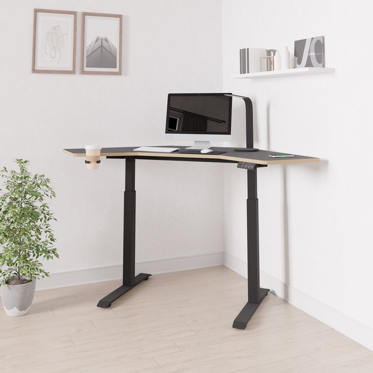 Koble Gino Smart Electric Height Adjustable Corner Desk