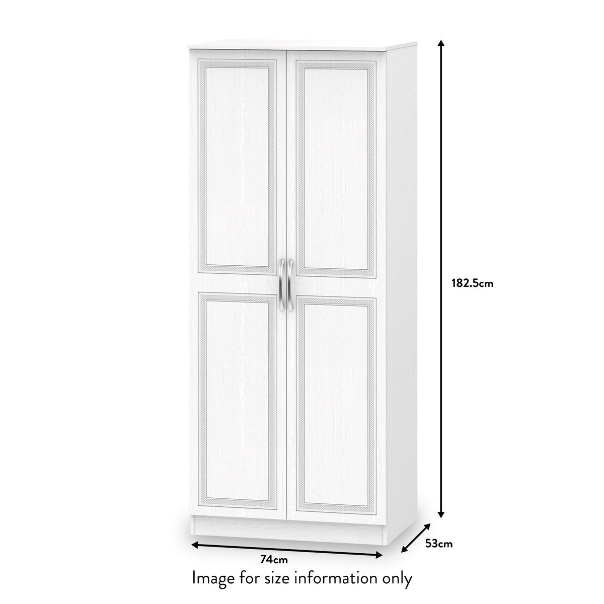 Killgarth White 3 Piece Bedroom Set