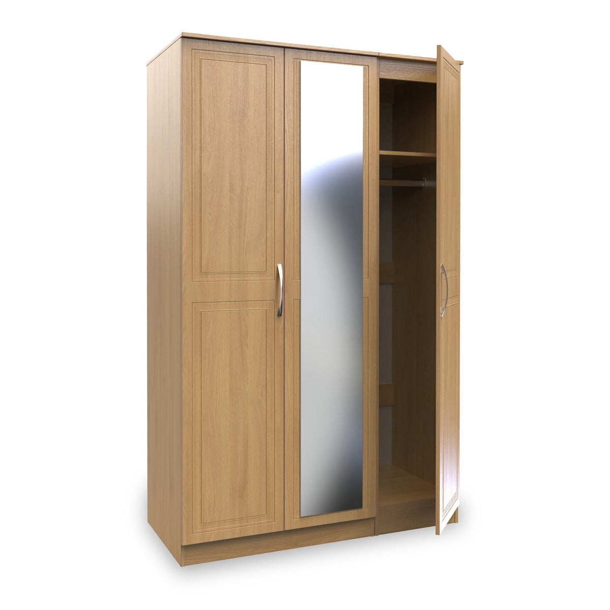 Killgarth 3 Door Mirror Wardrobe