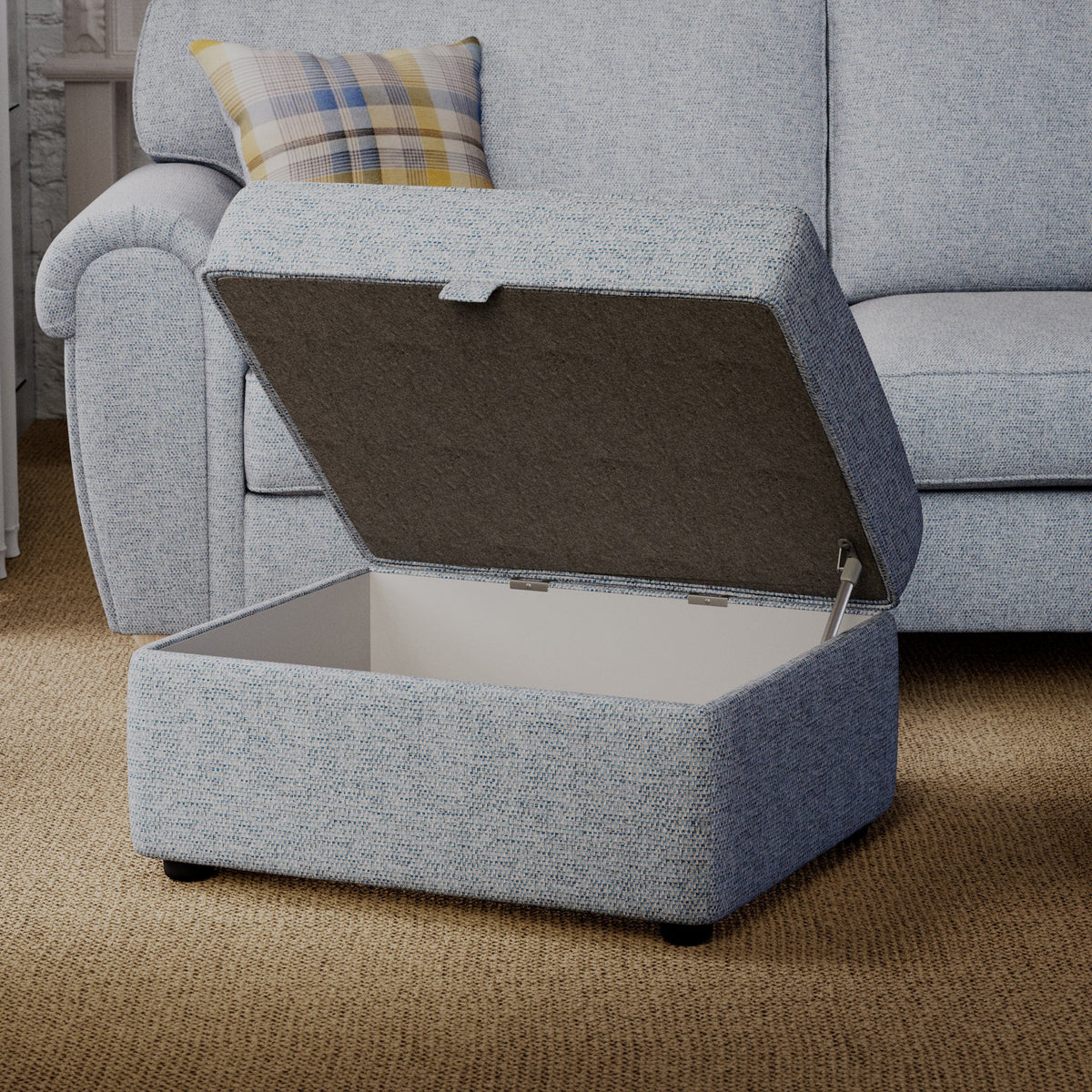 Rusford Storage Footstool