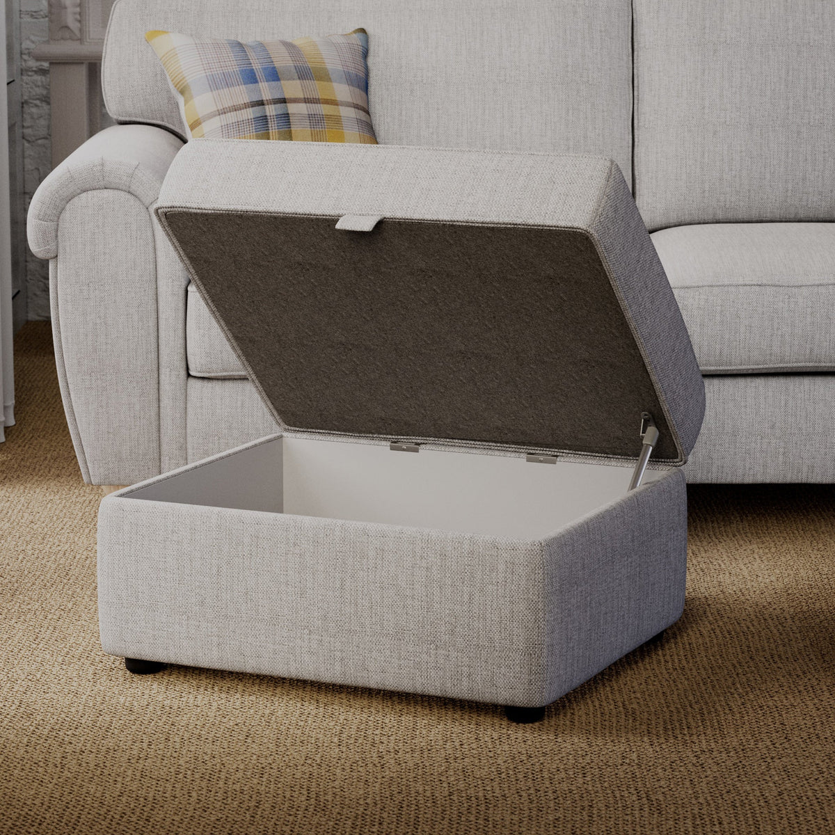 Rusford Storage Footstool
