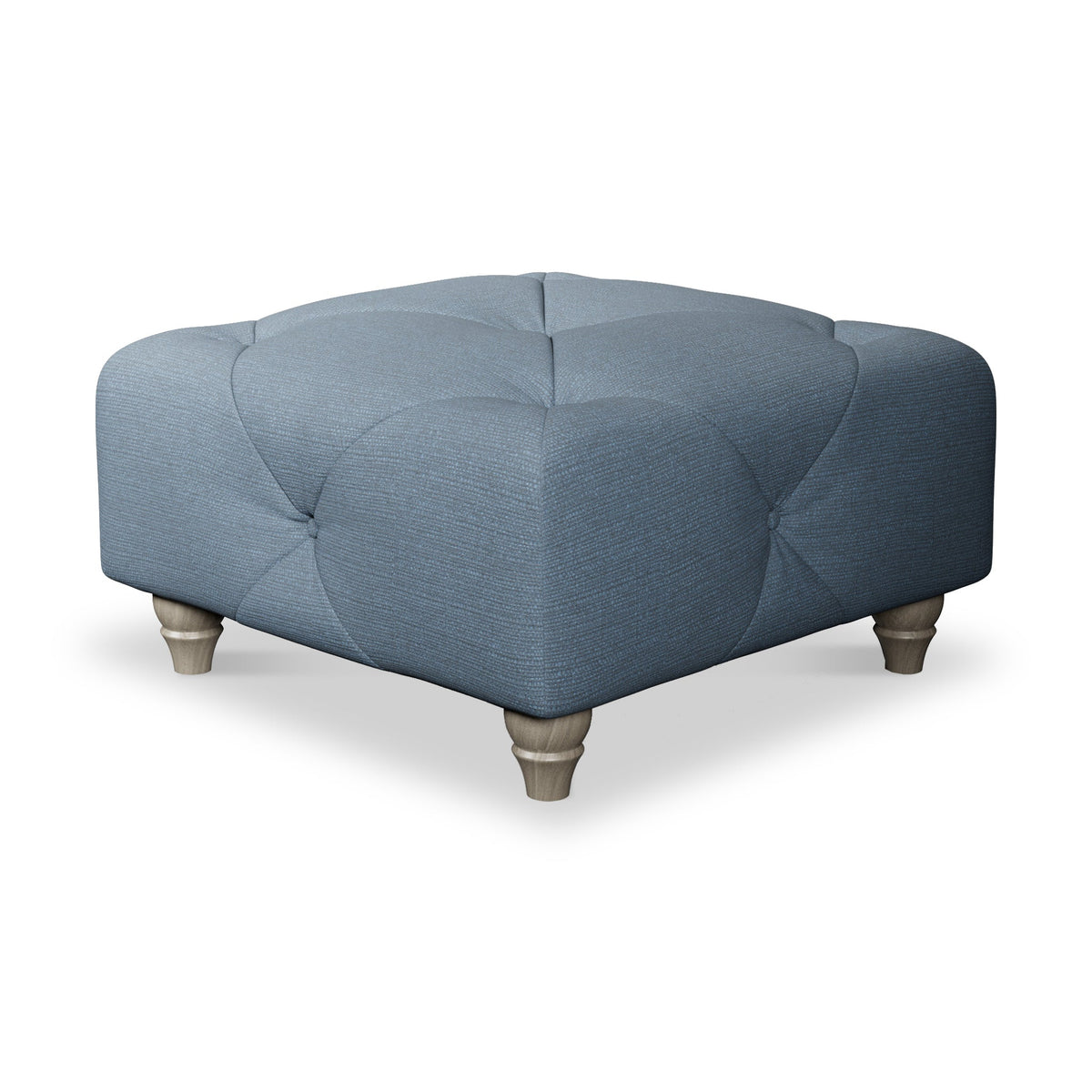 Everett Button Top Footstool