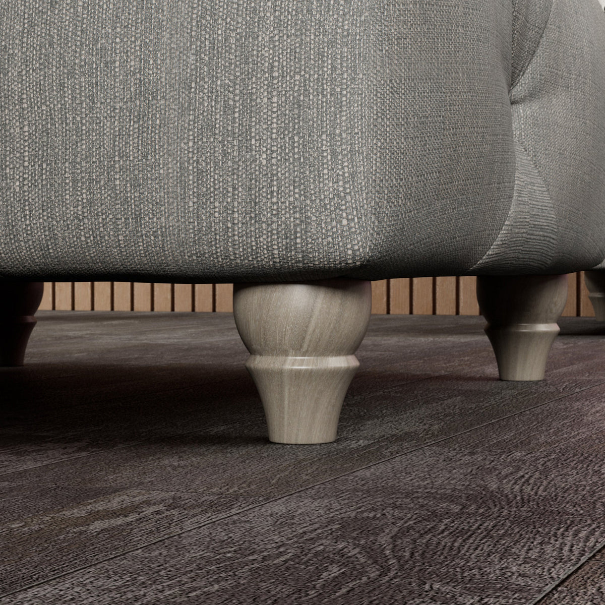 Everett Button Top Footstool