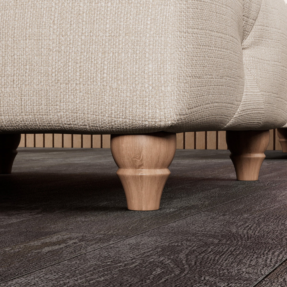 Everett Button Top Footstool