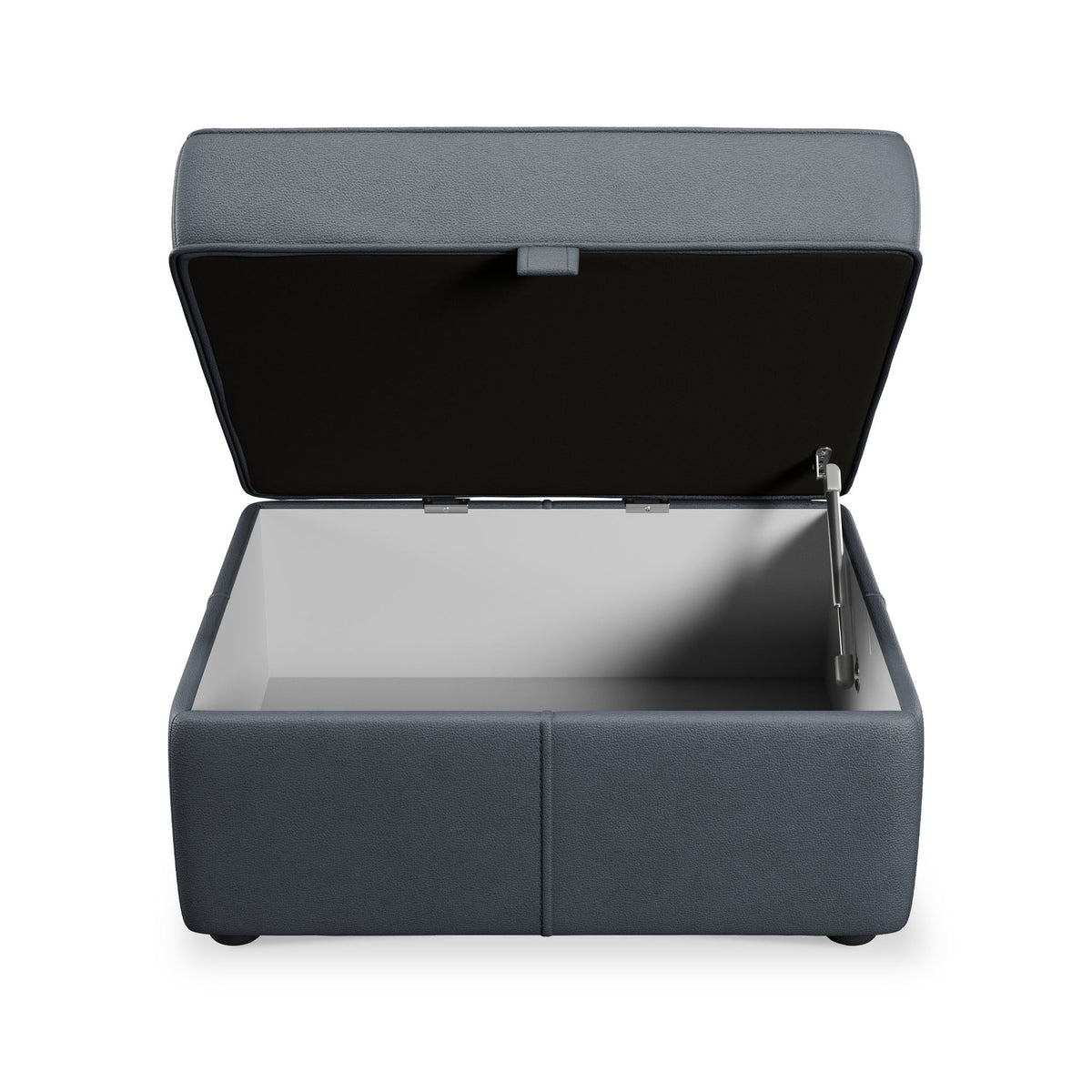 Edison Leather Storage Footstool