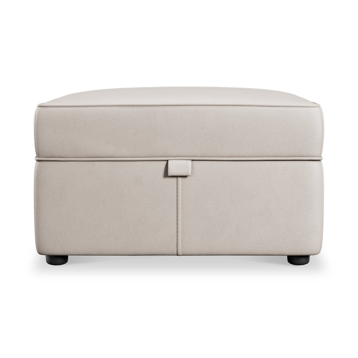 Edison Leather Storage Footstool