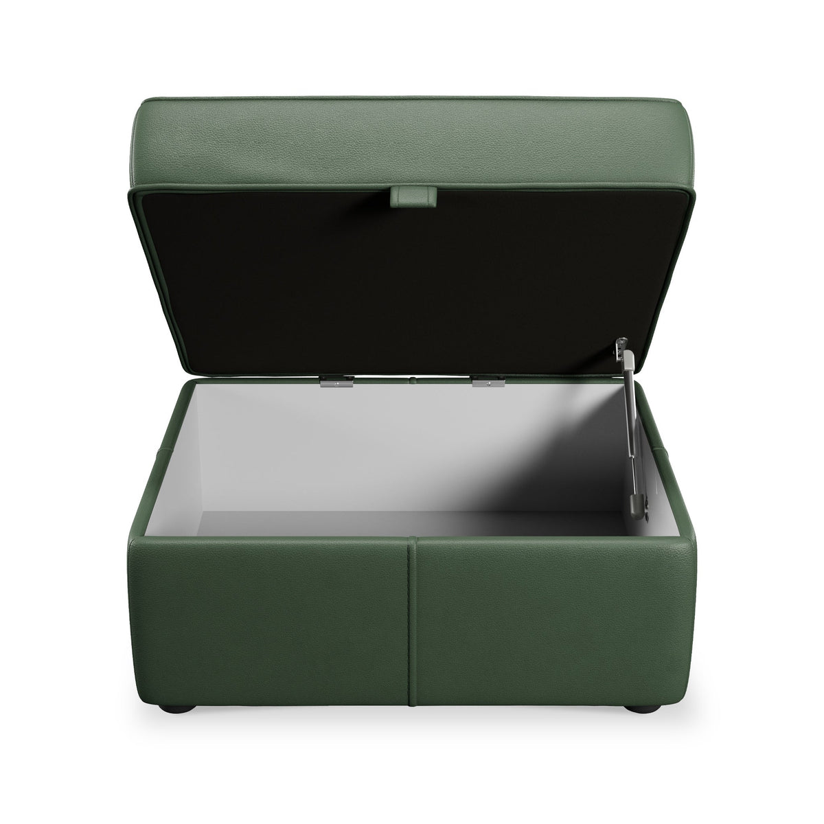 Edison Leather Storage Footstool