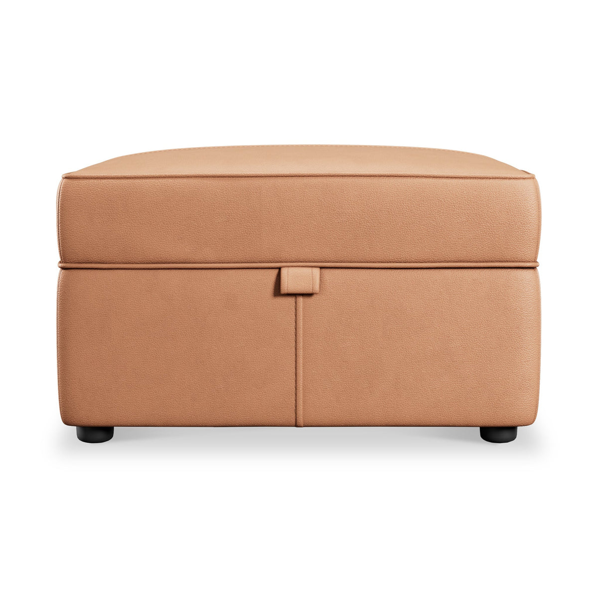 Edison Leather Storage Footstool