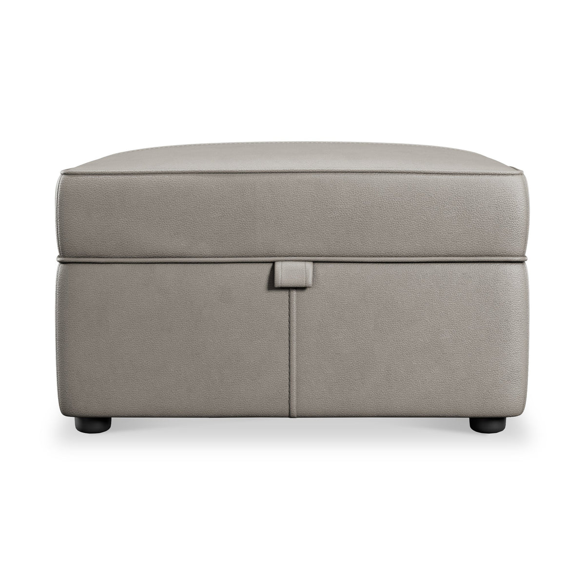 Edison Leather Storage Footstool