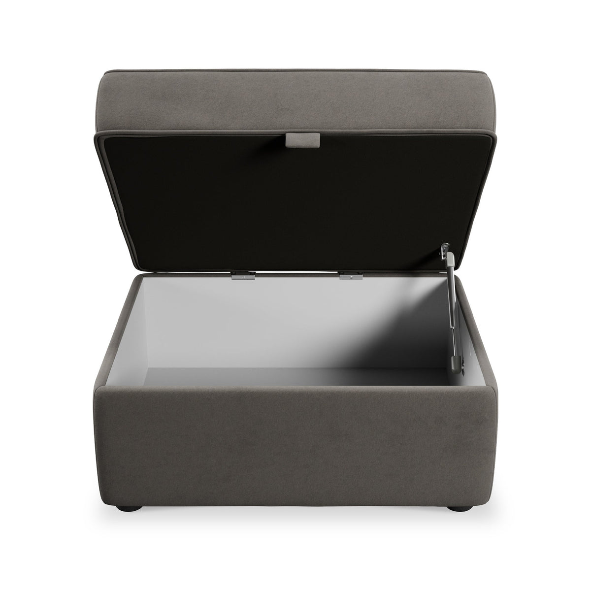 Edison Velvet Storage Footstool
