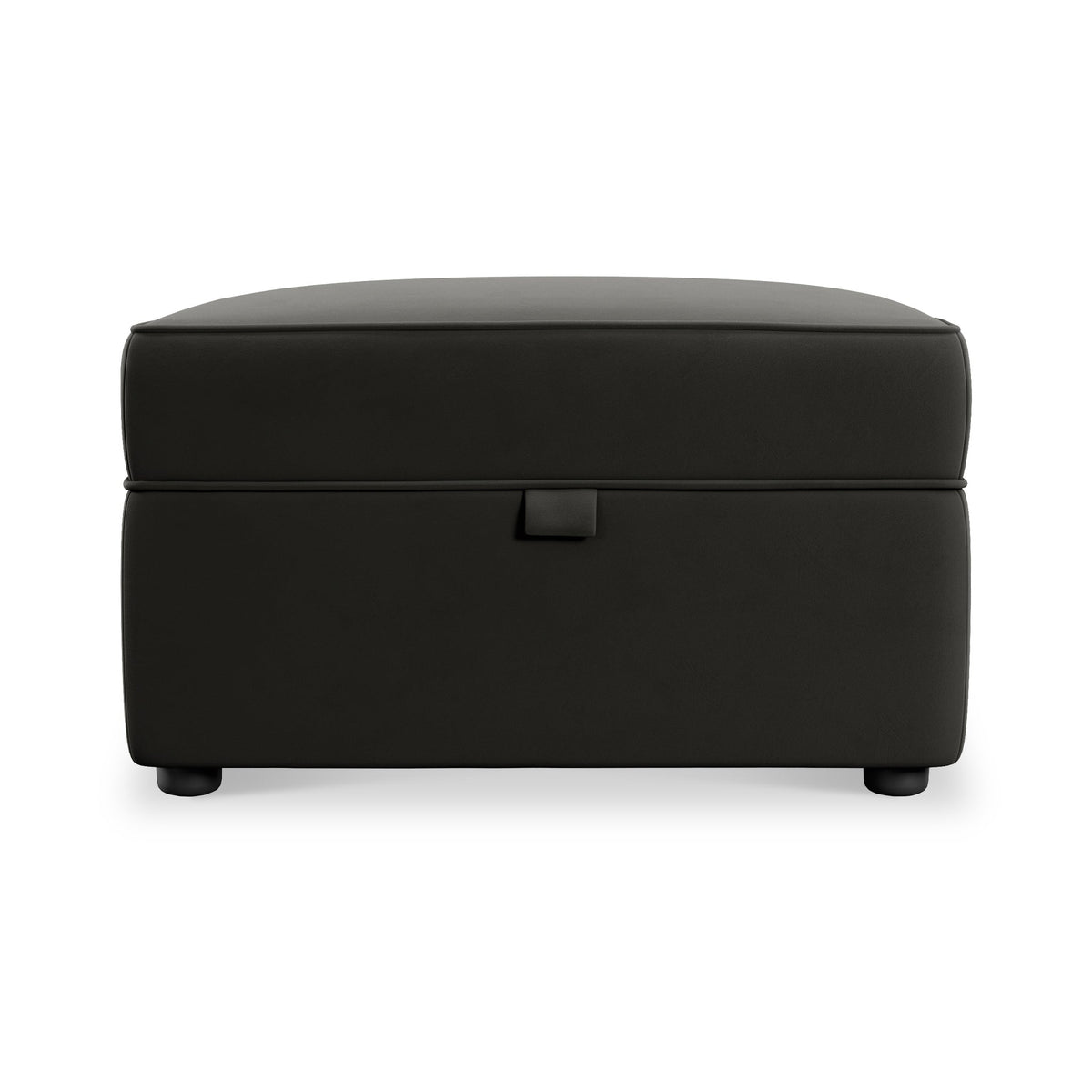 Edison Velvet Storage Footstool