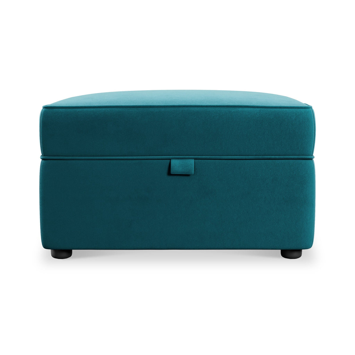 Edison Velvet Storage Footstool