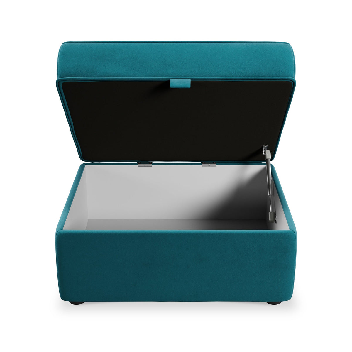 Edison Velvet Storage Footstool