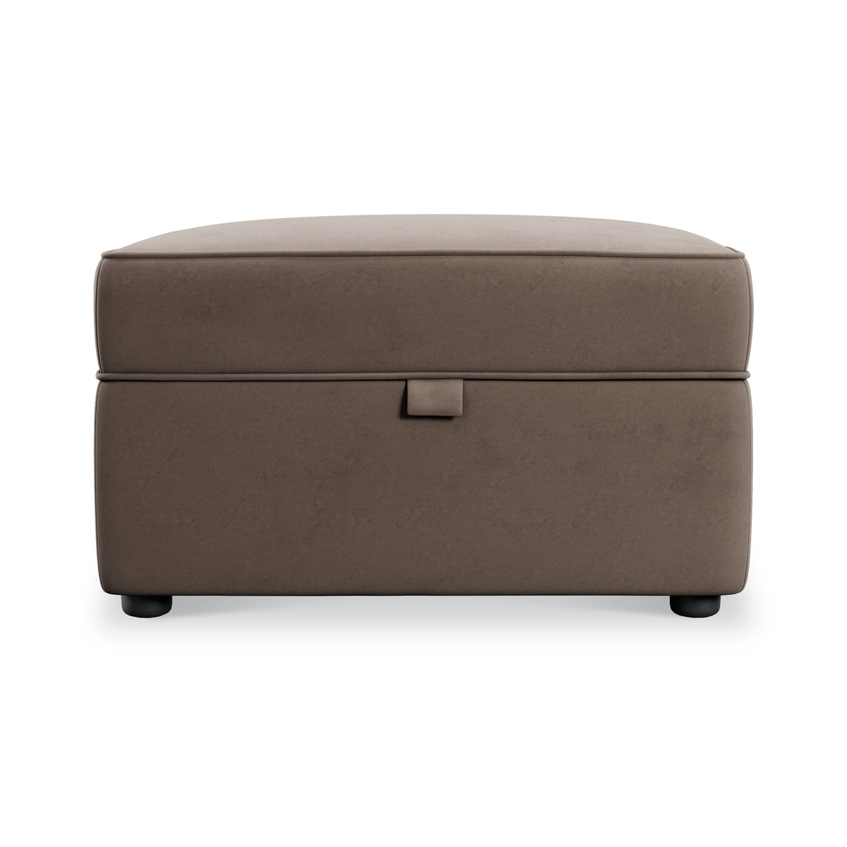 Edison Velvet Storage Footstool
