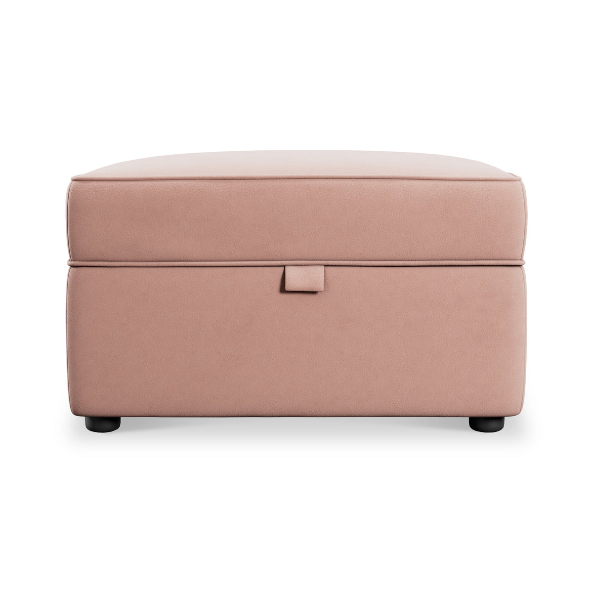 Edison Velvet Storage Footstool