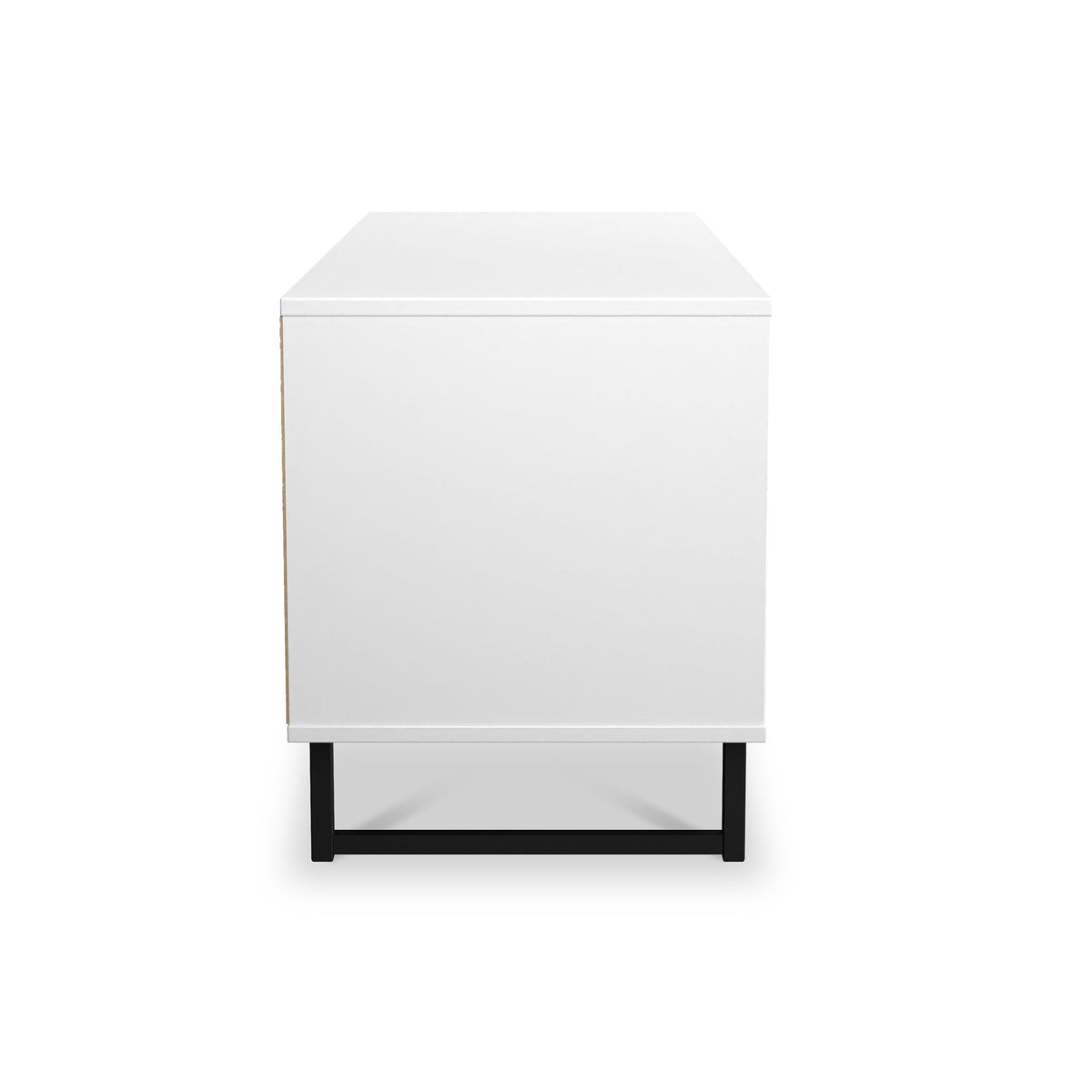 Callo Fluted 4 Drawer Low Storage Unit