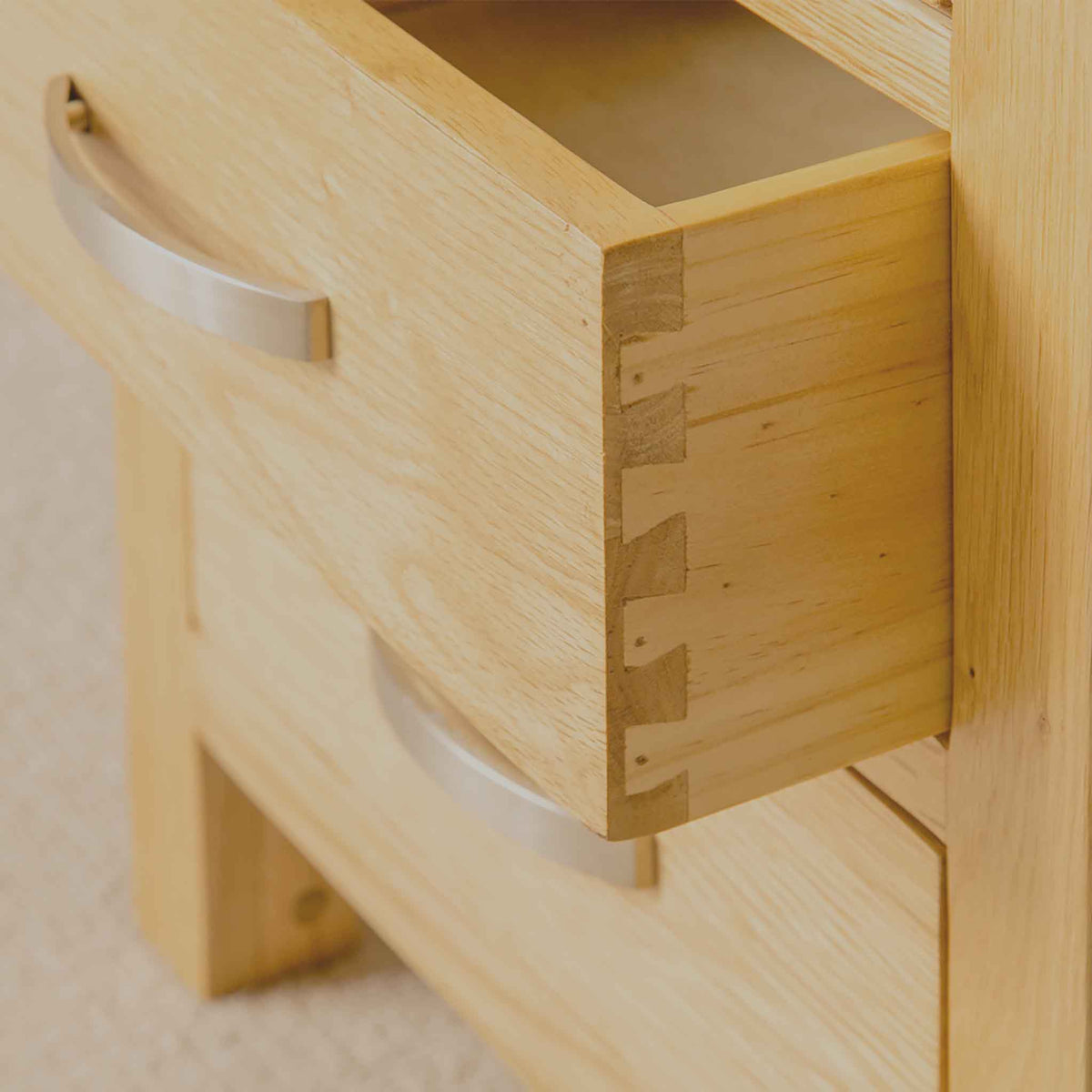 London Oak Bedside Table