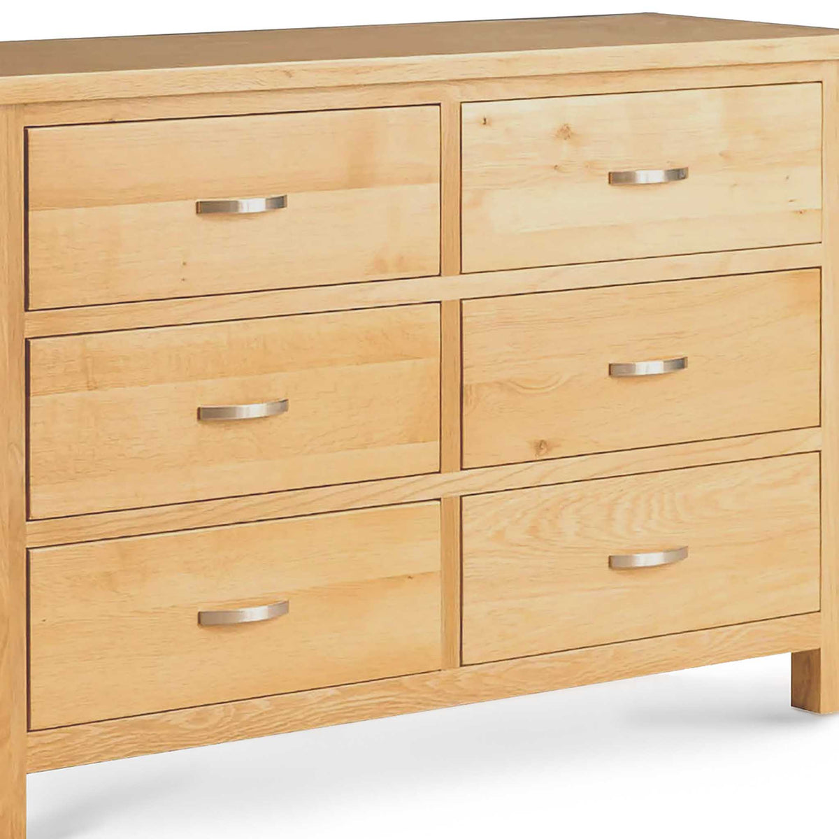 London Oak 3+3 Drawer Chest