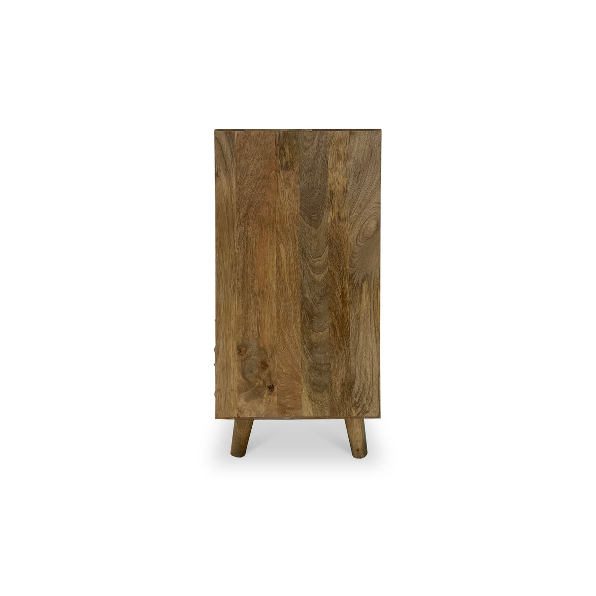 Enzo Geometric Mango Wood 4 Drawer Chest