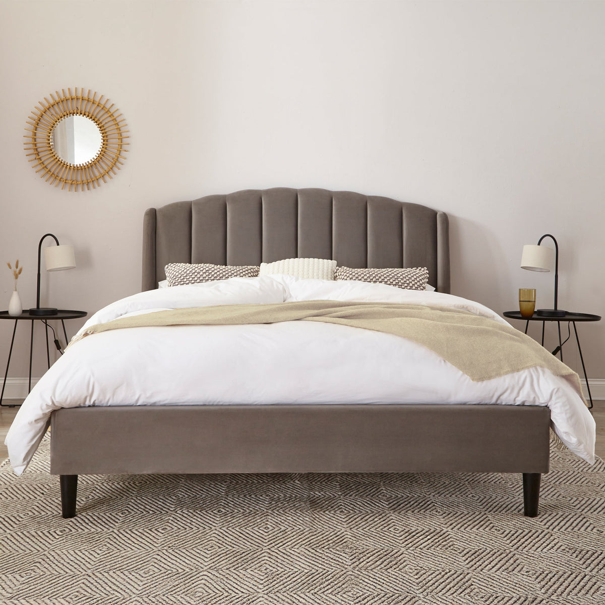 Camden Pleated Bed Frame