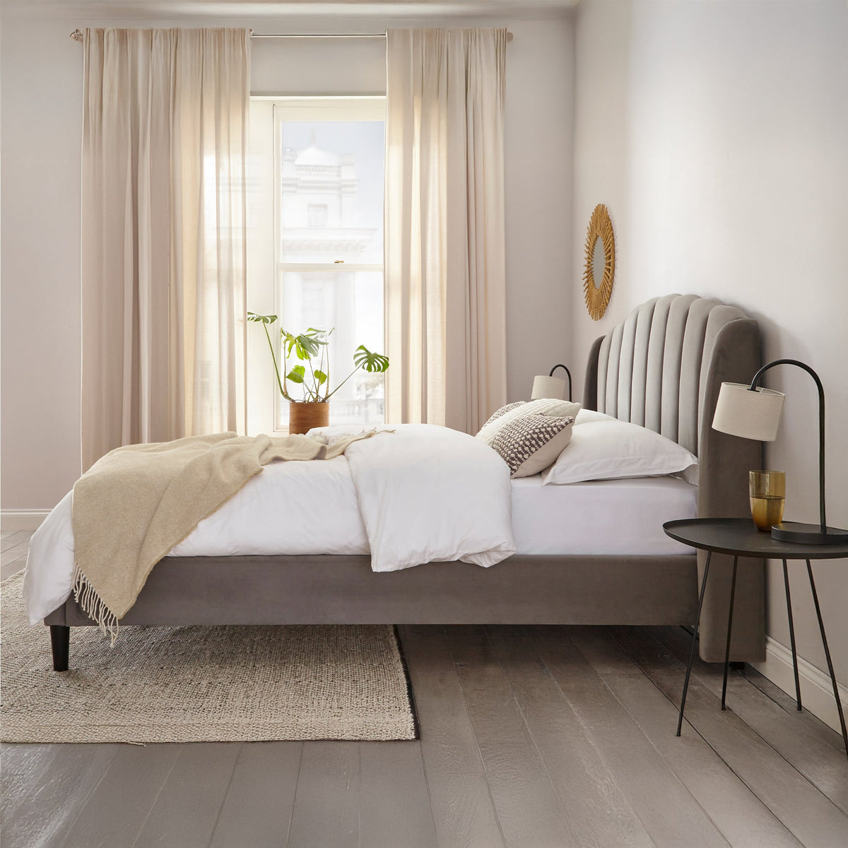 Camden Pleated Bed Frame