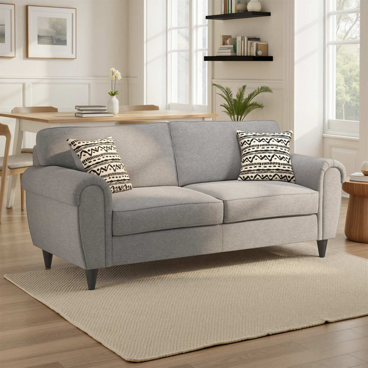 Jessie Boucle 3 Seater Sofa