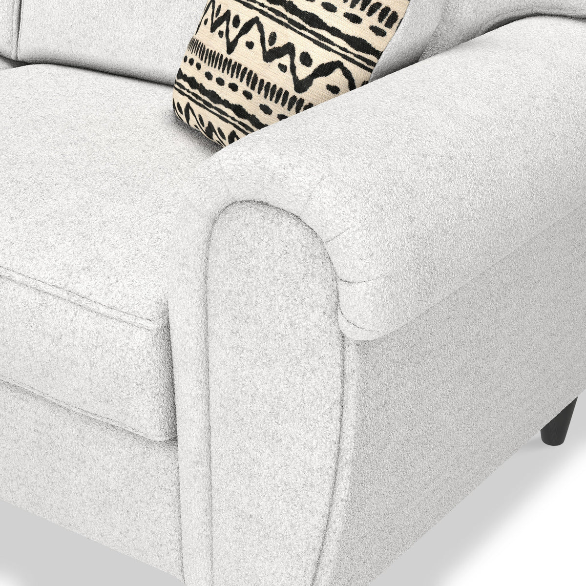 Jessie Boucle 3 Seater Sofa