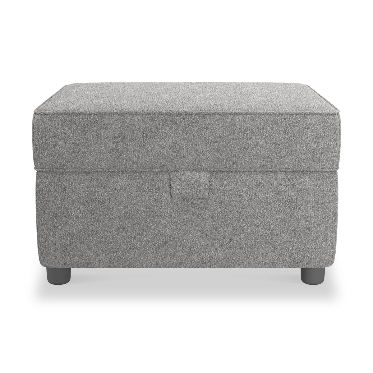 Jessie Boucle Small Storage Footstool