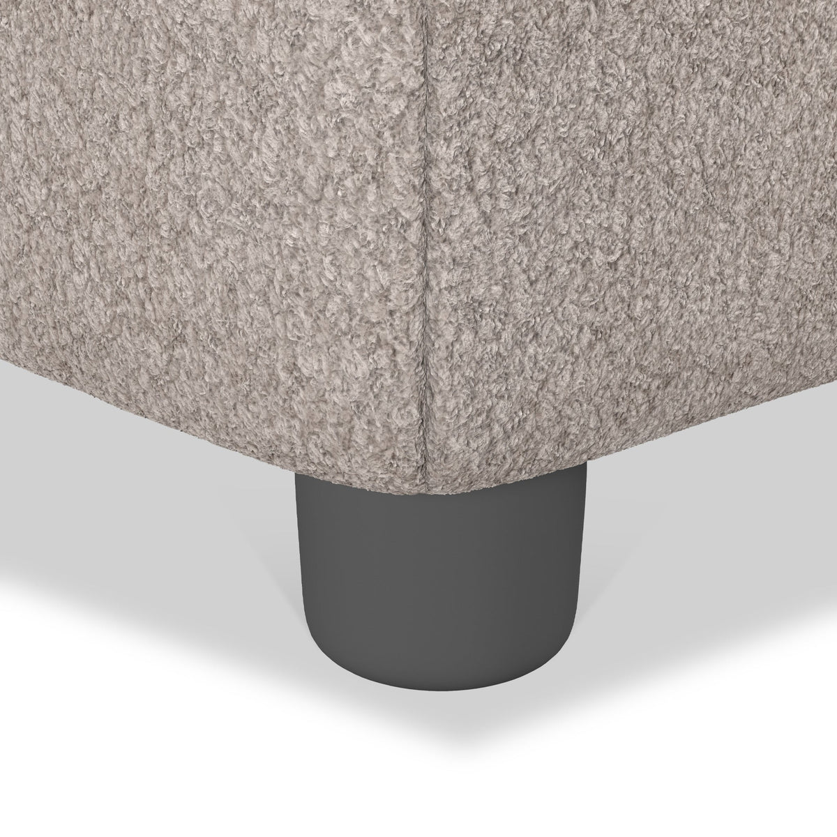 Jessie Boucle Small Storage Footstool