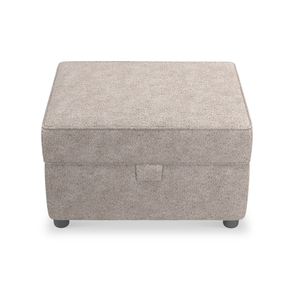 Jessie Boucle Small Storage Footstool