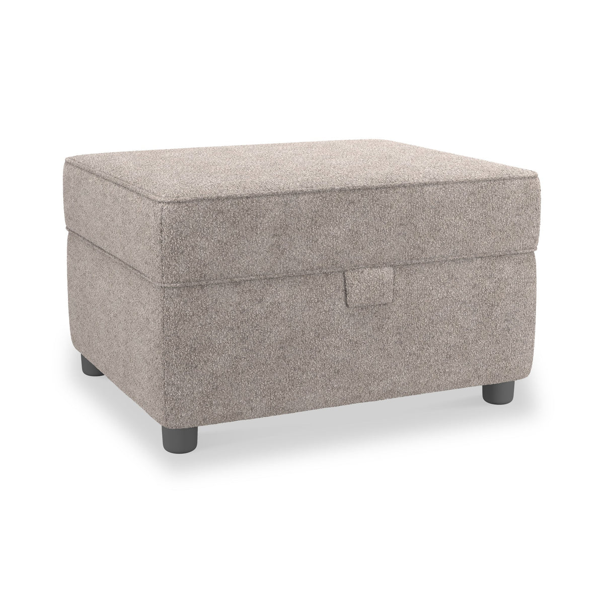 Jessie Boucle Small Storage Footstool
