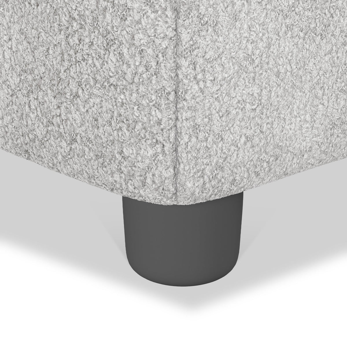 Jessie Boucle Small Storage Footstool
