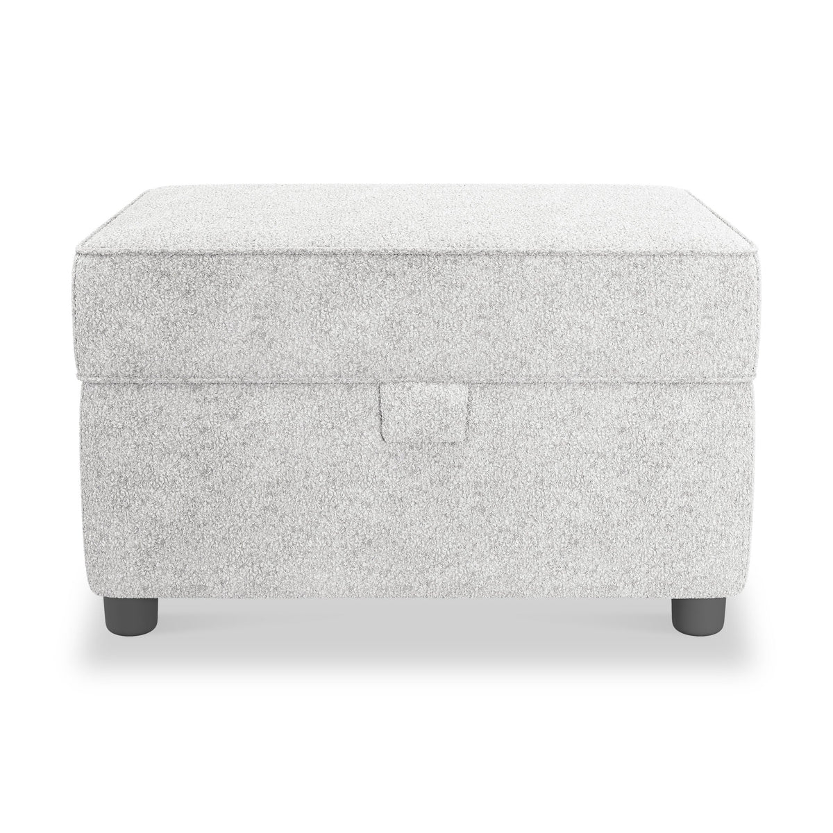 Jessie Boucle Small Storage Footstool