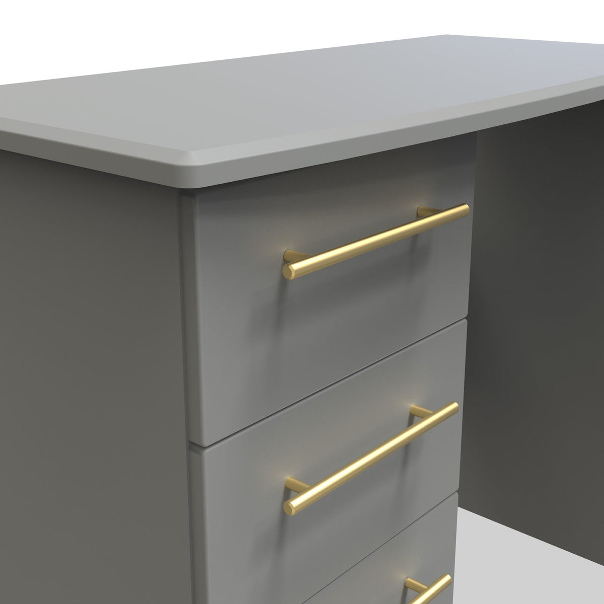 Bramham Grey 3 Drawer Dressing Table