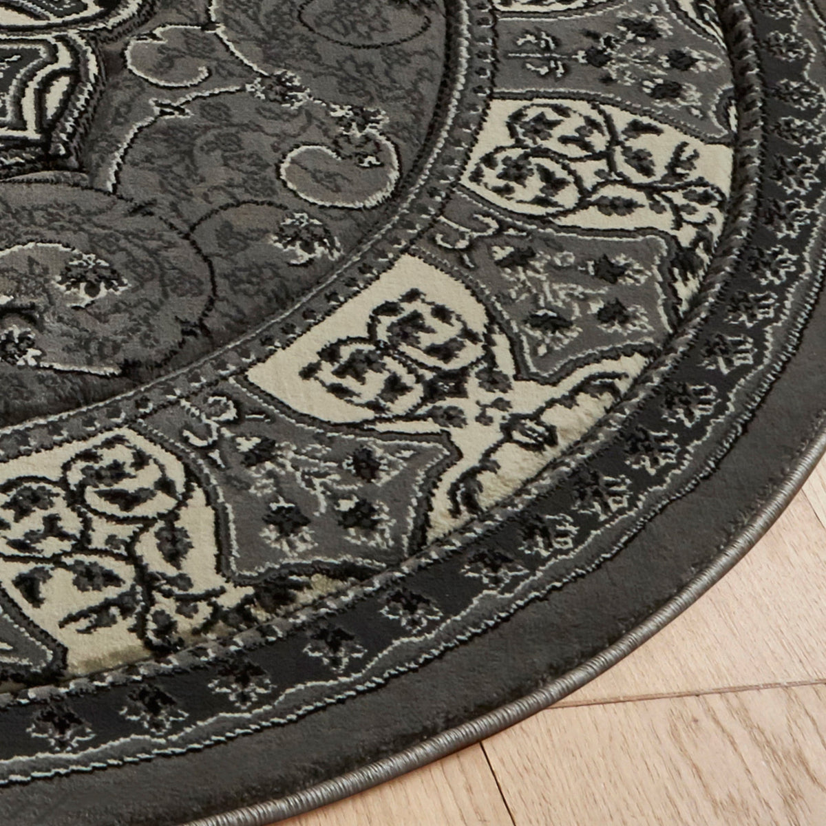 Holden Oriental Stain Resistant Circular Rug