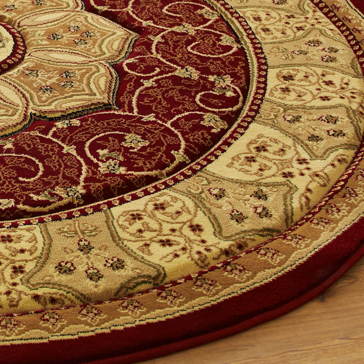 Holden Oriental Stain Resistant Circular Rug
