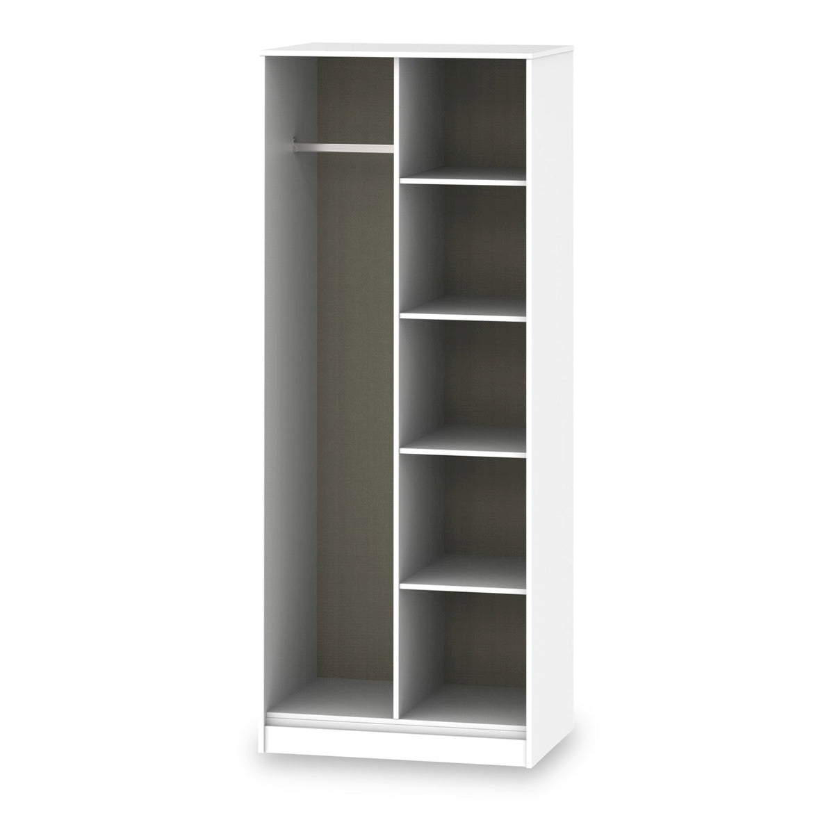 Asher White Open Shelf Unit