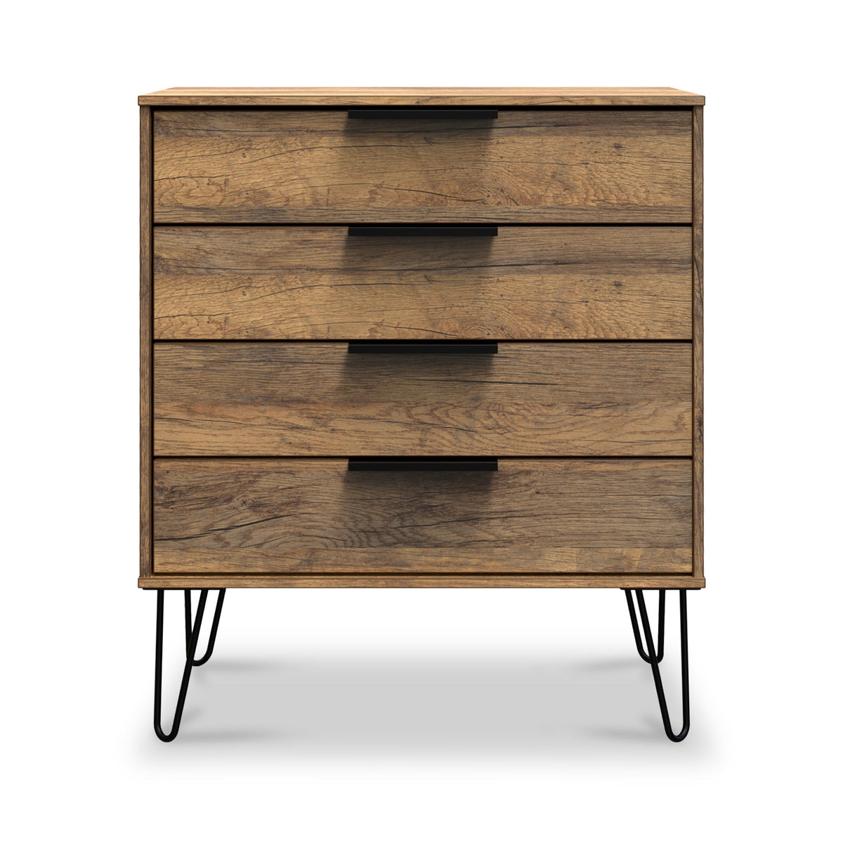 Moreno Rustic Oak 4 Drawer Chest