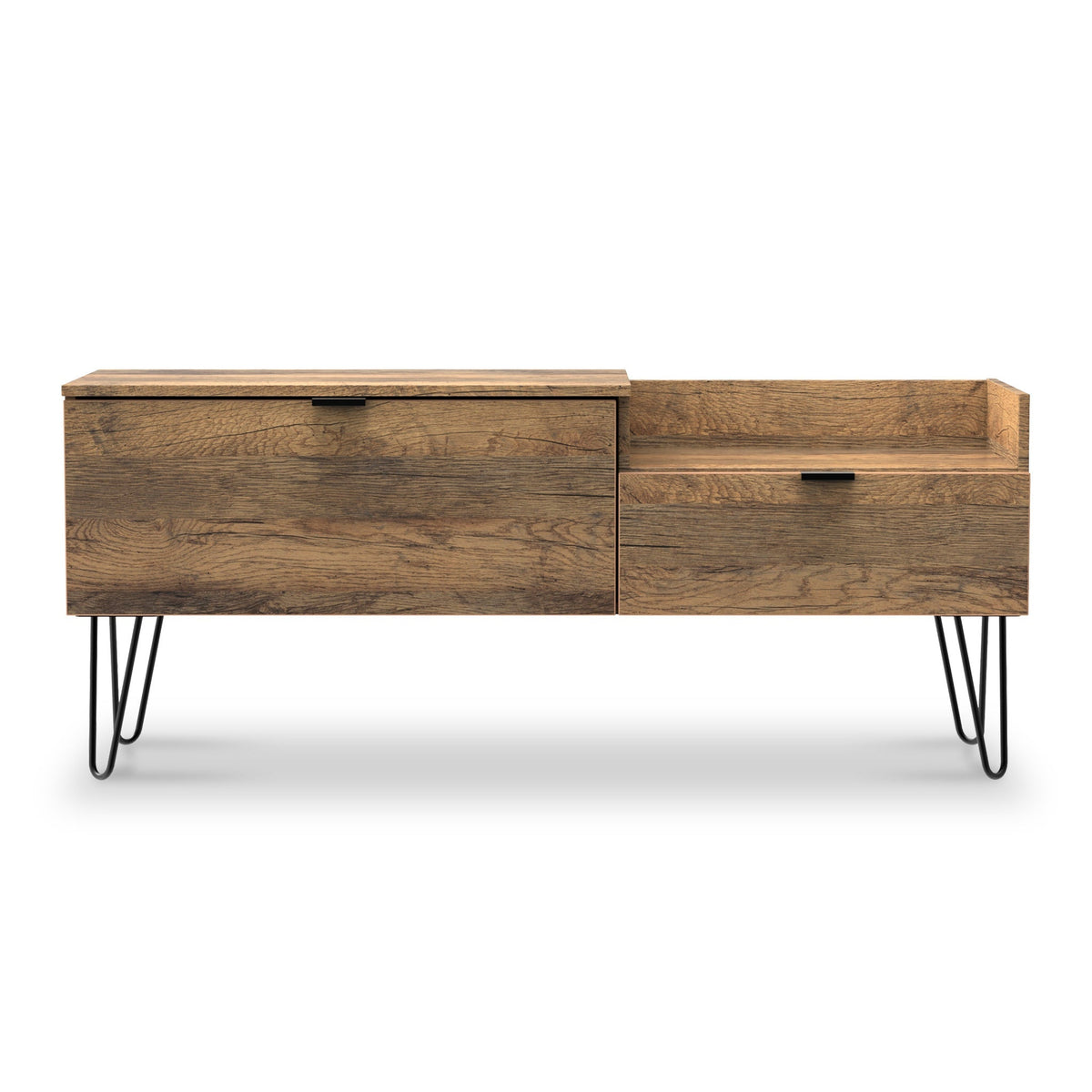 Moreno Rustic Oak TV Console Unit