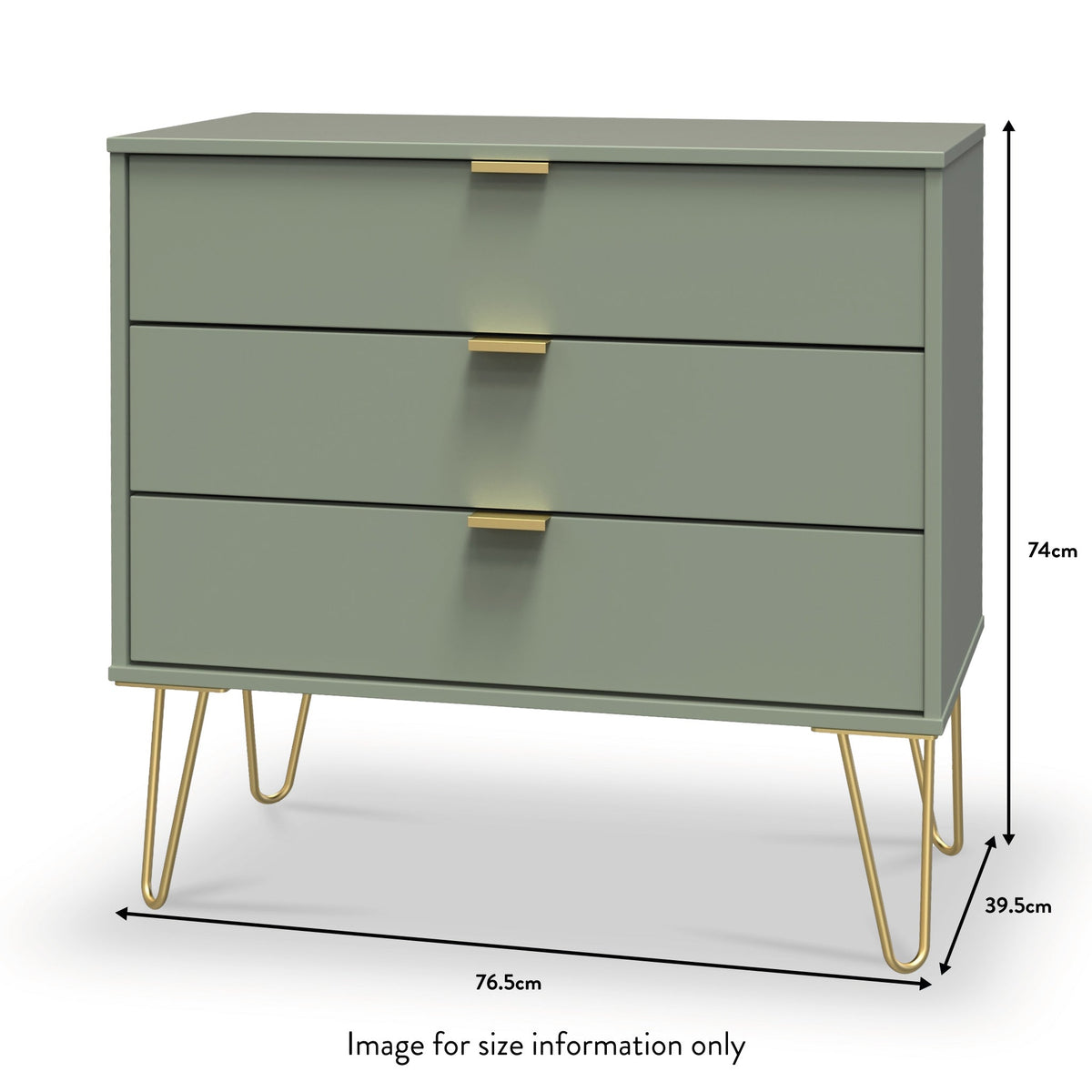 Moreno 3 Drawer Chest