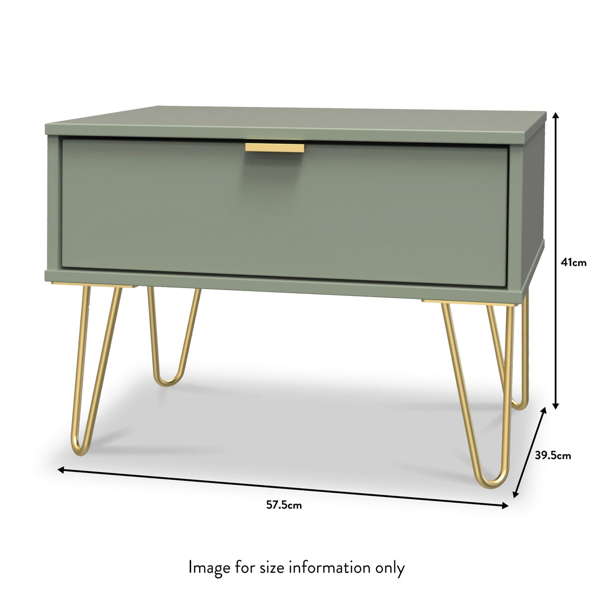Moreno 1 Drawer Side Table