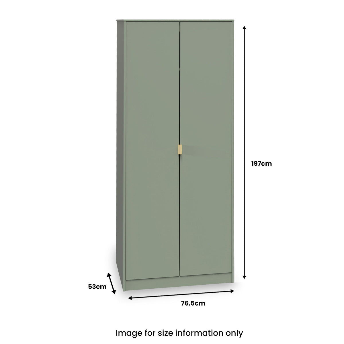 Moreno 2 Door Double Wardrobe