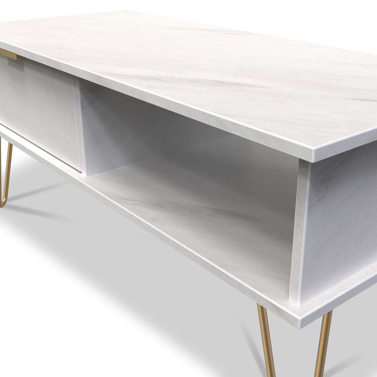 Moreno Marble 1 Drawer Coffee Table