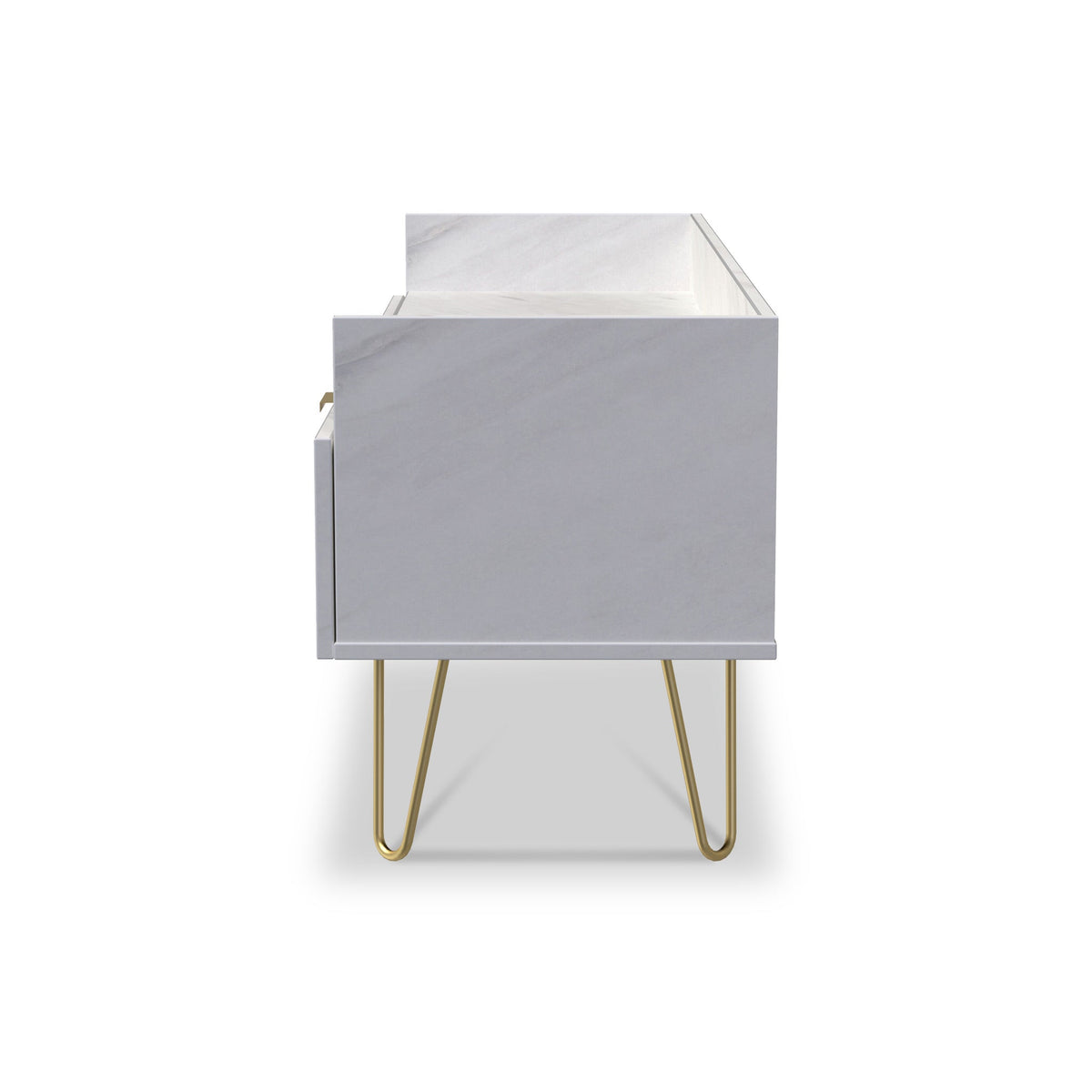 Moreno Marble Effect Media Console Unit