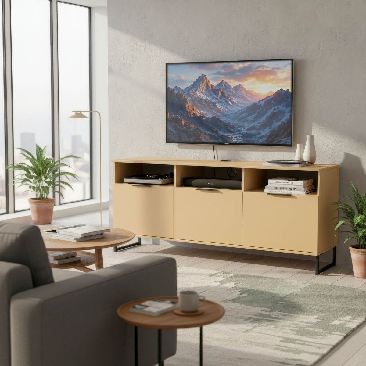 Ashbourne Drop Down TV Unit