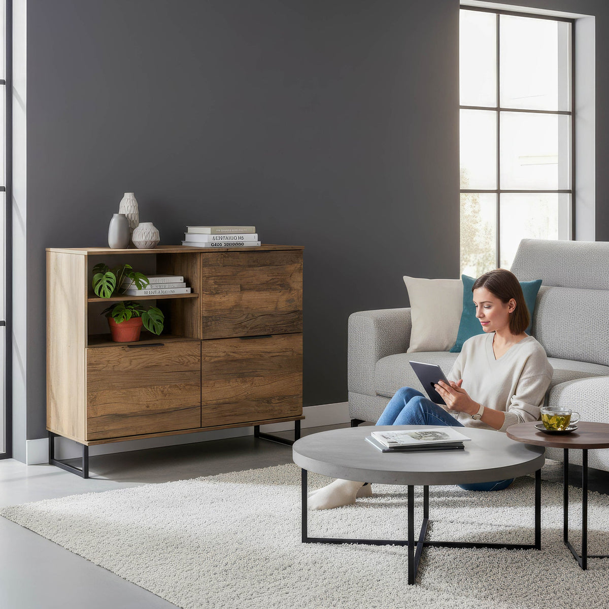 Ashbourne Drop Down Sideboard