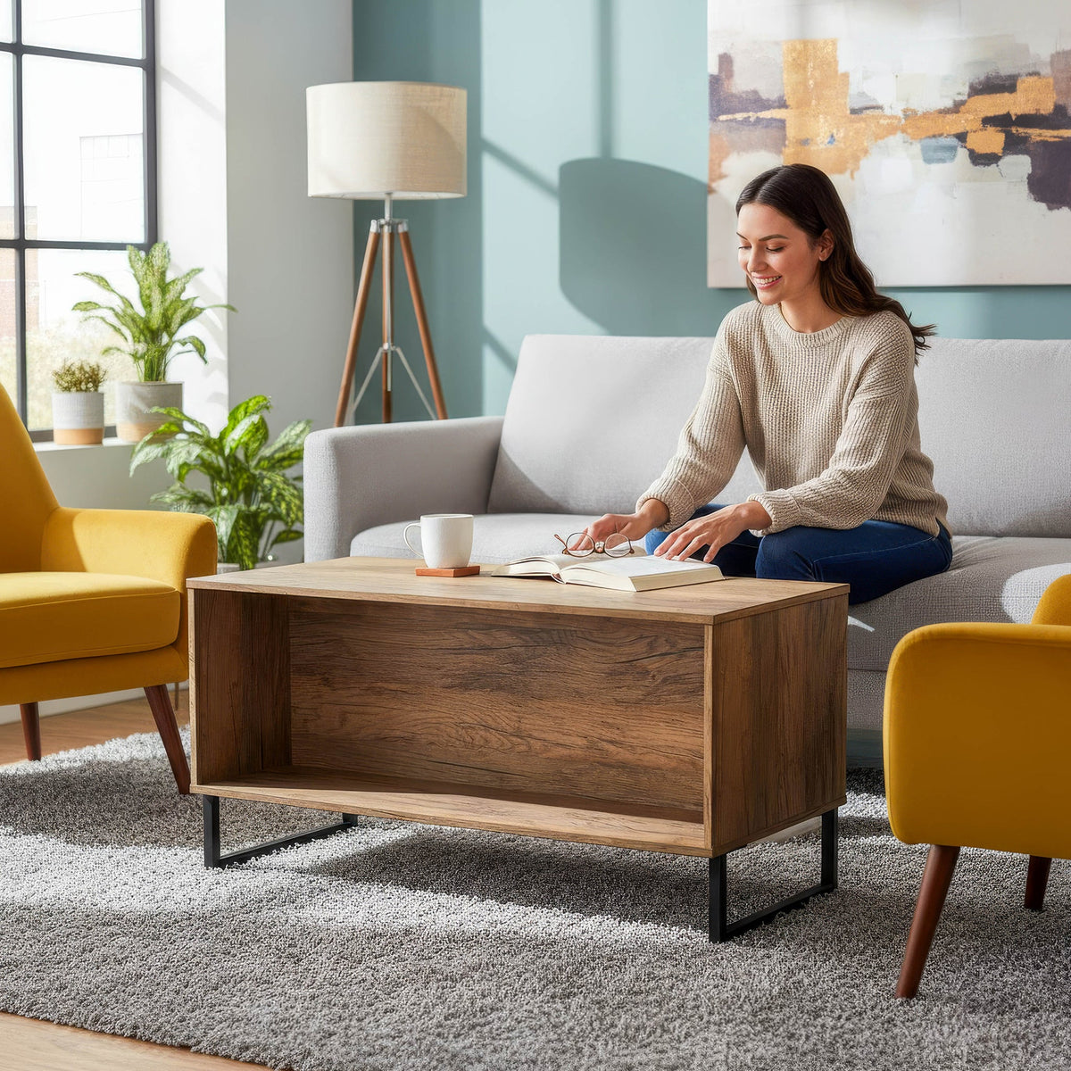 Ashbourne Recessed Coffee Table