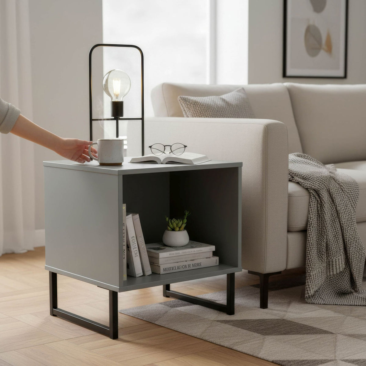 Ashbourne Recessed Side Table