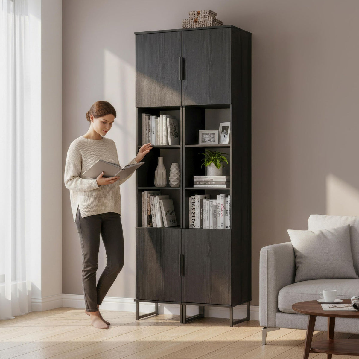 Ashbourne Tall Storage Cabinet